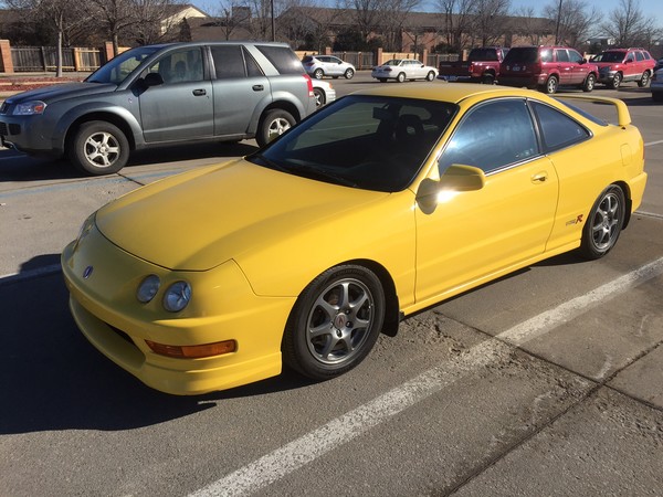 2001 Acura Integra Type-R parking lot