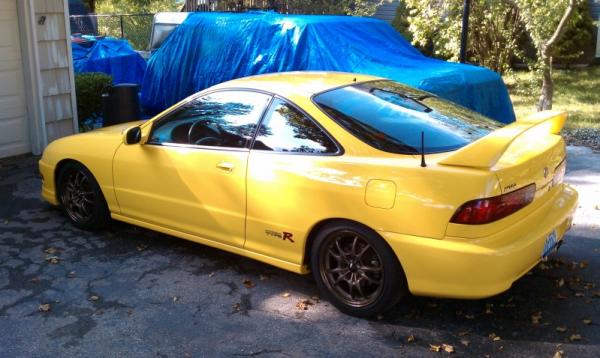 Phoenix Yellow 2001 Acura ITR Mugen MF-10's