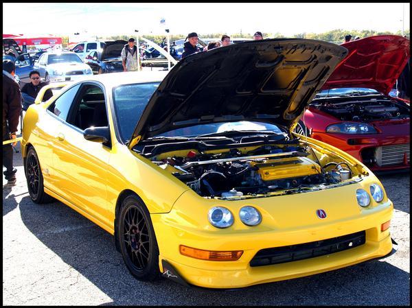 2001 Integra typeR with the hood popped