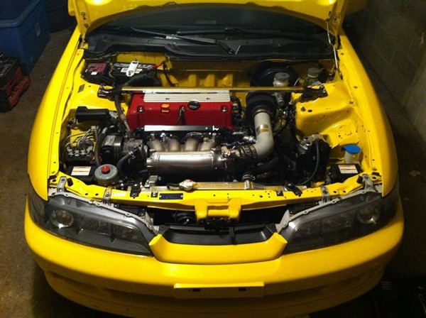 2001 Phoenix Yellow Acura Integra Type-R with K20 swap