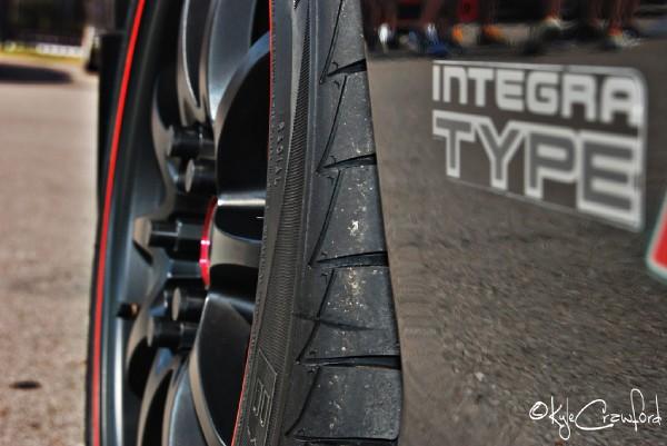 Integra Type R back wheel and decal