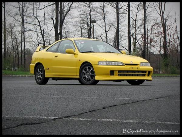 2001 Phoenix Yellow Integra Type-R JDM Front end