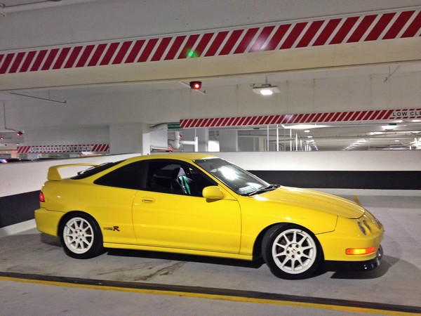 2001 Canadian Phoenix Yellow Acura Integra type-R