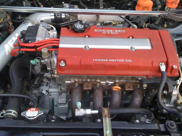 B18c5 in it's 2001 ITR engine bay