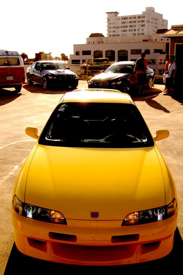 2001 Phoenix Yellow Acura Integra Type-r with JDM Mugen front end