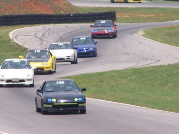 2001 Acura ITR racing with friends