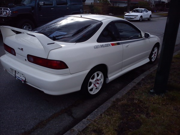 Rare 2001 Championship White Acura Integra Type-R back