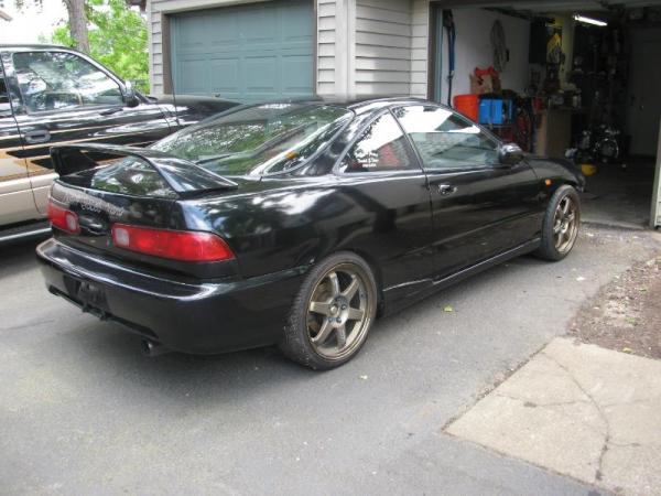 Integra Type-R with bronze aftermarket wheels