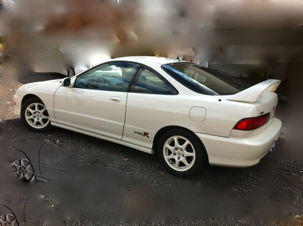 1998 championship white Acura Integra Type-R