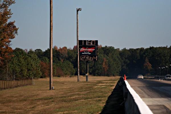 CW ITR running an 11.50 at the drag strip