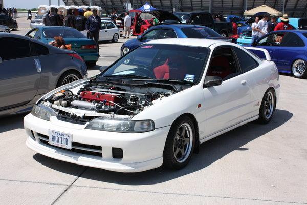 Right hand drive 1998 Acura Integra Type R with DC5-R K-swap and JDM front clip