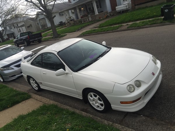 1998 Championship white Acura ITR stock