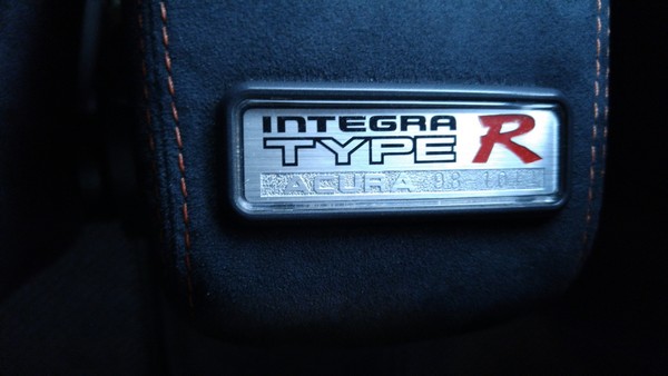 1998 Acura Integra Type-R USDM interior Badge